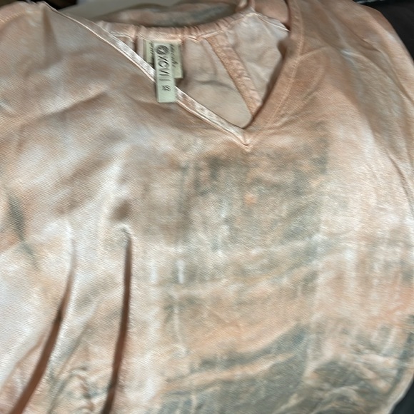 XCVI 100% tensel 2 piece set  GORGEOUS peekaboo shoulder see pic SIZE XS/S  NWT - Picture 13 of 13